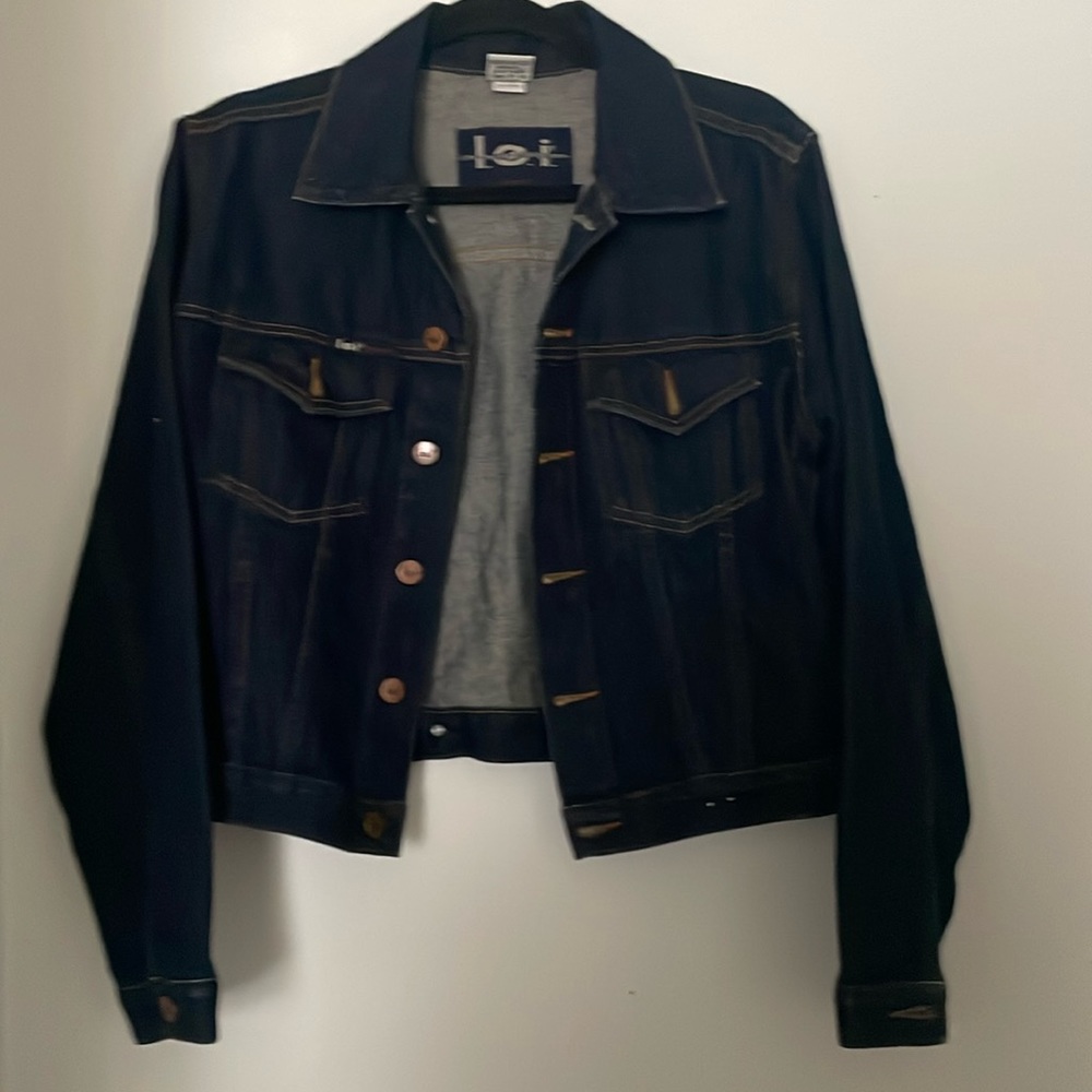 L e I Blue Jean Jacket M
